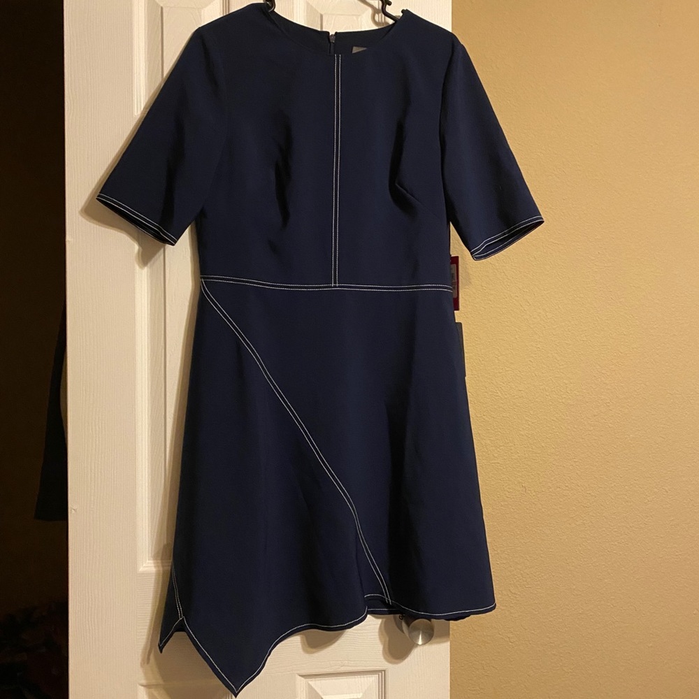 Vince Camuto Laguna Asymmetrical A-line Dress